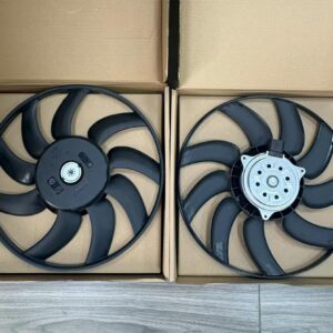 Valeo Radiator Cooling Fan Set (Main + Auxiliary Fan) OE 8K0959455T 8K0959455E For Audi A4 B8, A5, Q5 8R 2008‑2017