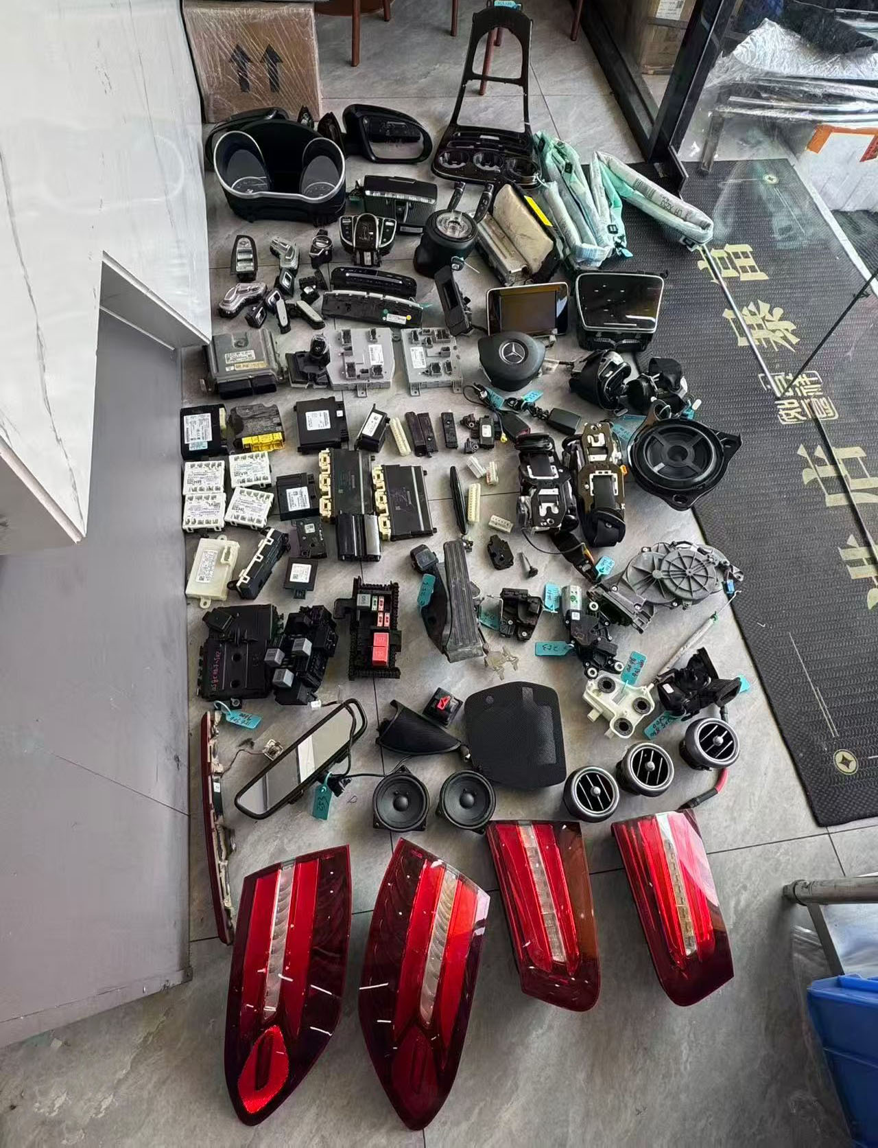 Used Full Interior & Electrical Parts Set For Mercedes Benz GLC Class X253 GLC200 2016‑2022