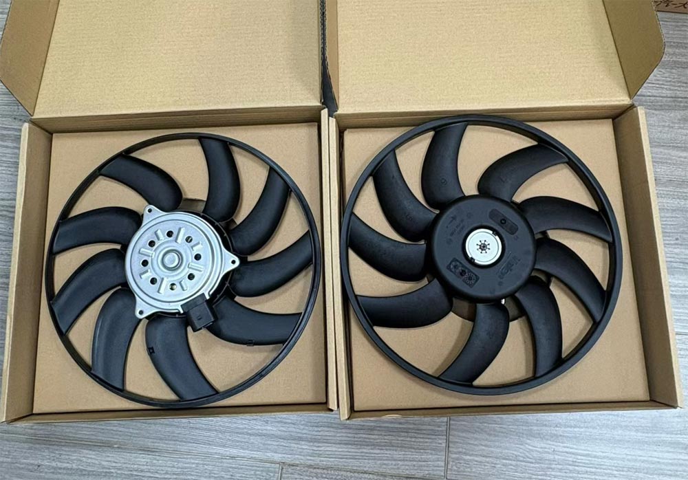 Valeo Radiator Cooling Fan Set (Main + Auxiliary Fan) OE 8K0959455T 8K0959455E For Audi A4 B8, A5, Q5 8R 2008‑2017 - Image 3