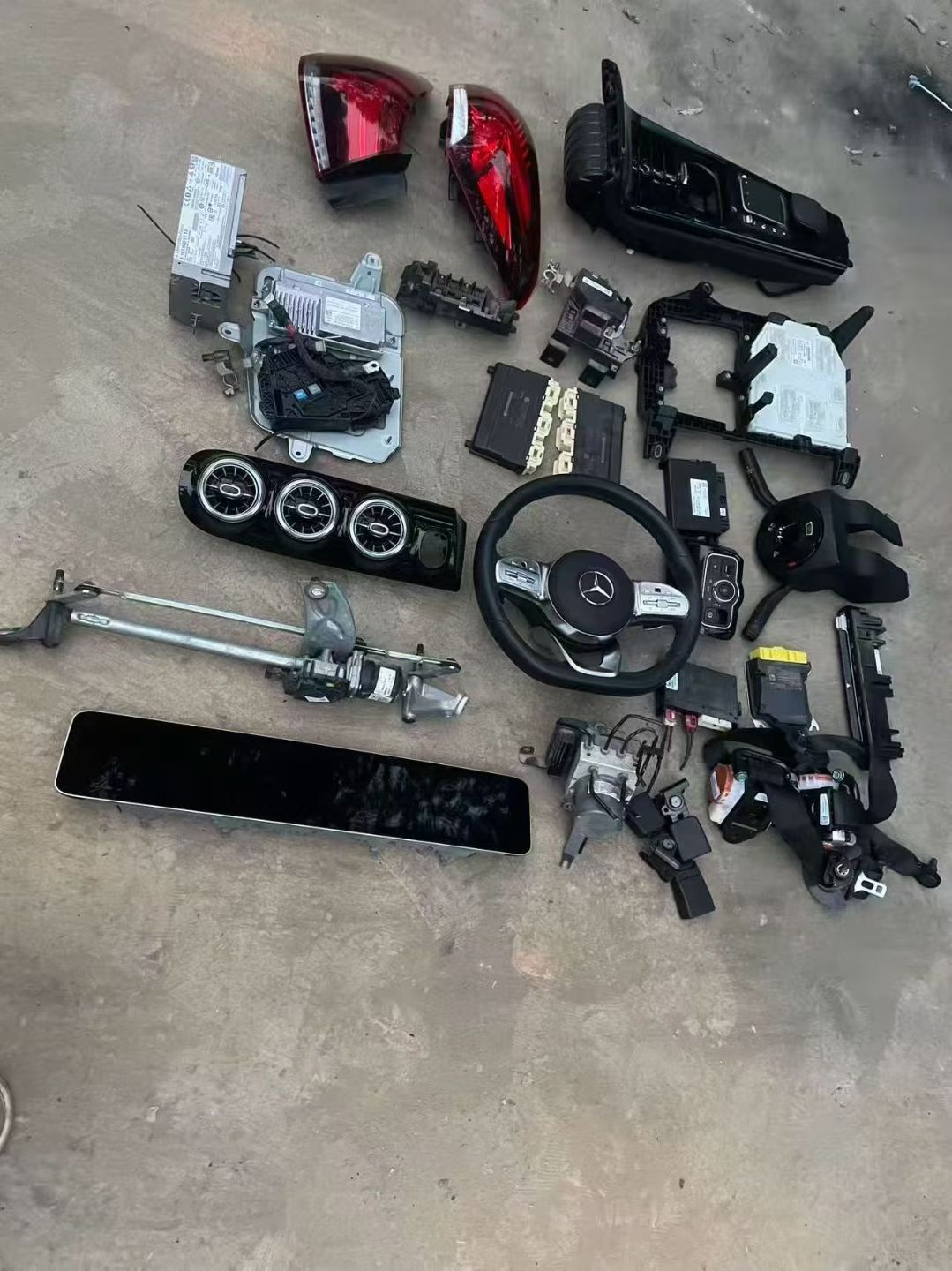 Used Full Set Electronic Interior Parts For Mercedes‑Benz A‑Class W177 V177 A200 A200L MBUX - Image 5