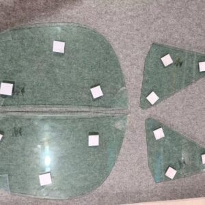 Used Original Door Window Glass + Quarter Glass Set For Bentley Continental Flying Spur 3W 2006‑2012 W12 | OE: 3W5845021F, 3W5845022F, 3W5845115, 3W5845116